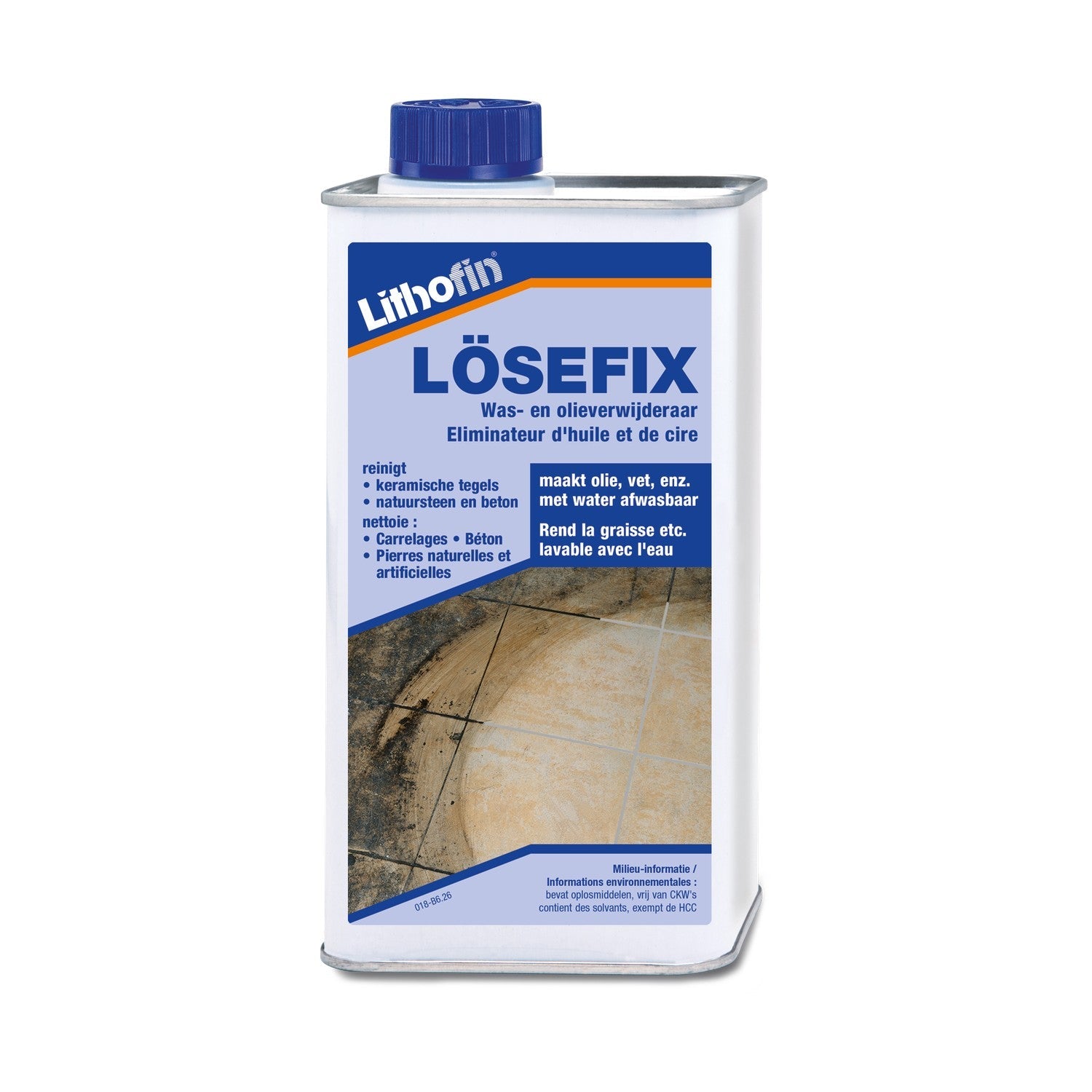 Lithofin Loesefix was- en olieverwijderaar voor natuursteen 1 liter