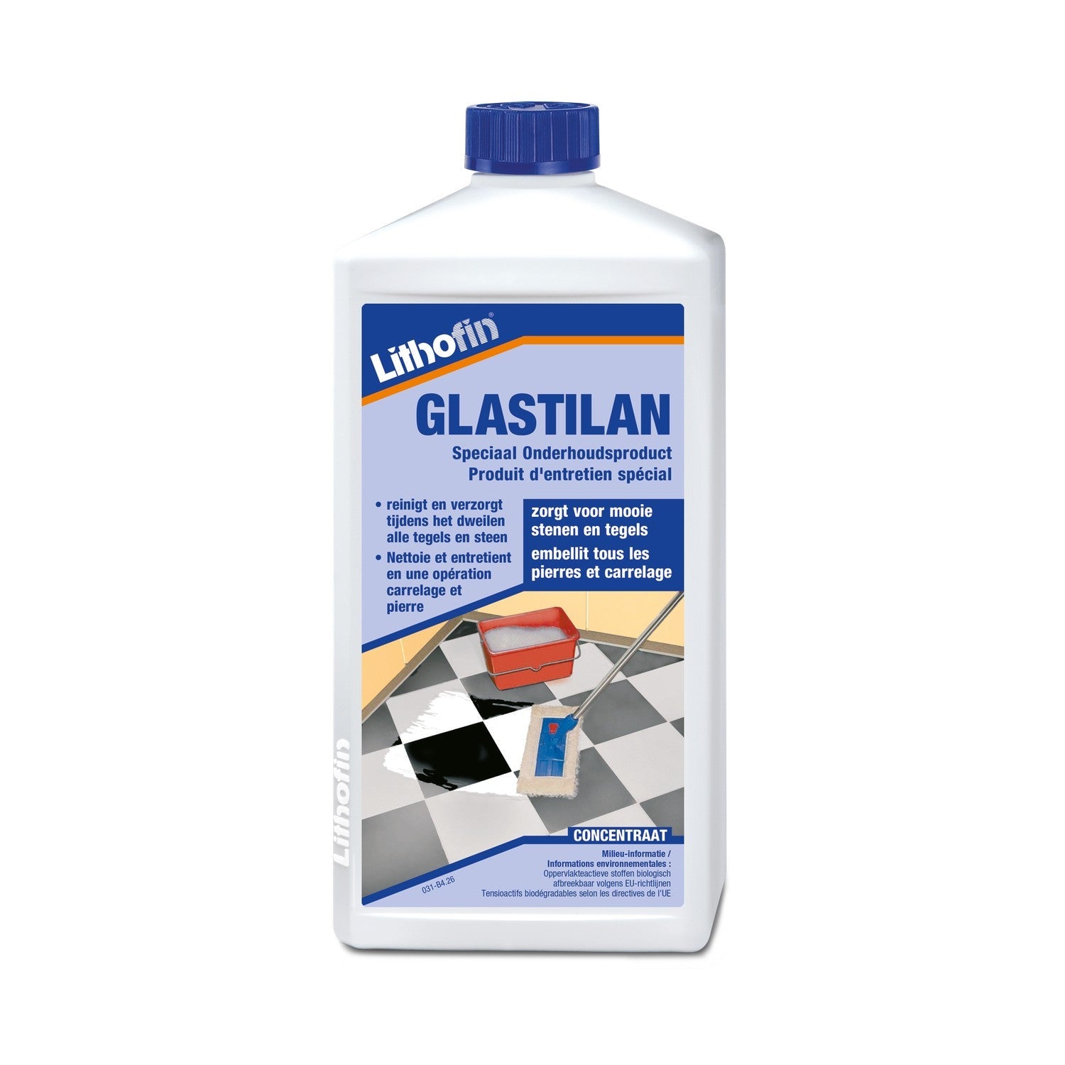 Lithofin Glastilan onderhoudsproduct voor tegels en natuursteen 1 liter