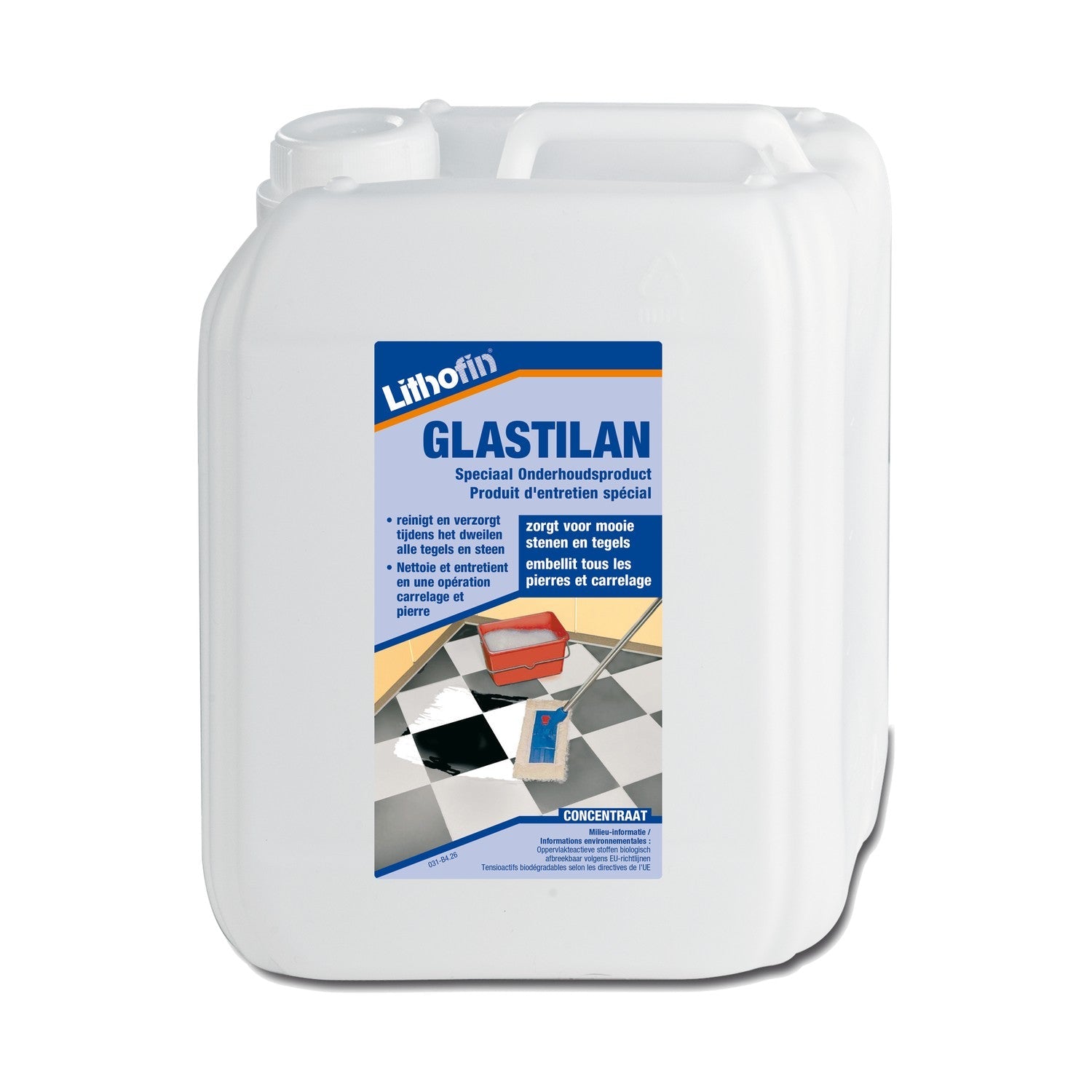 Lithofin Glastilan onderhoudsproduct voor tegels en natuursteen 5 liter