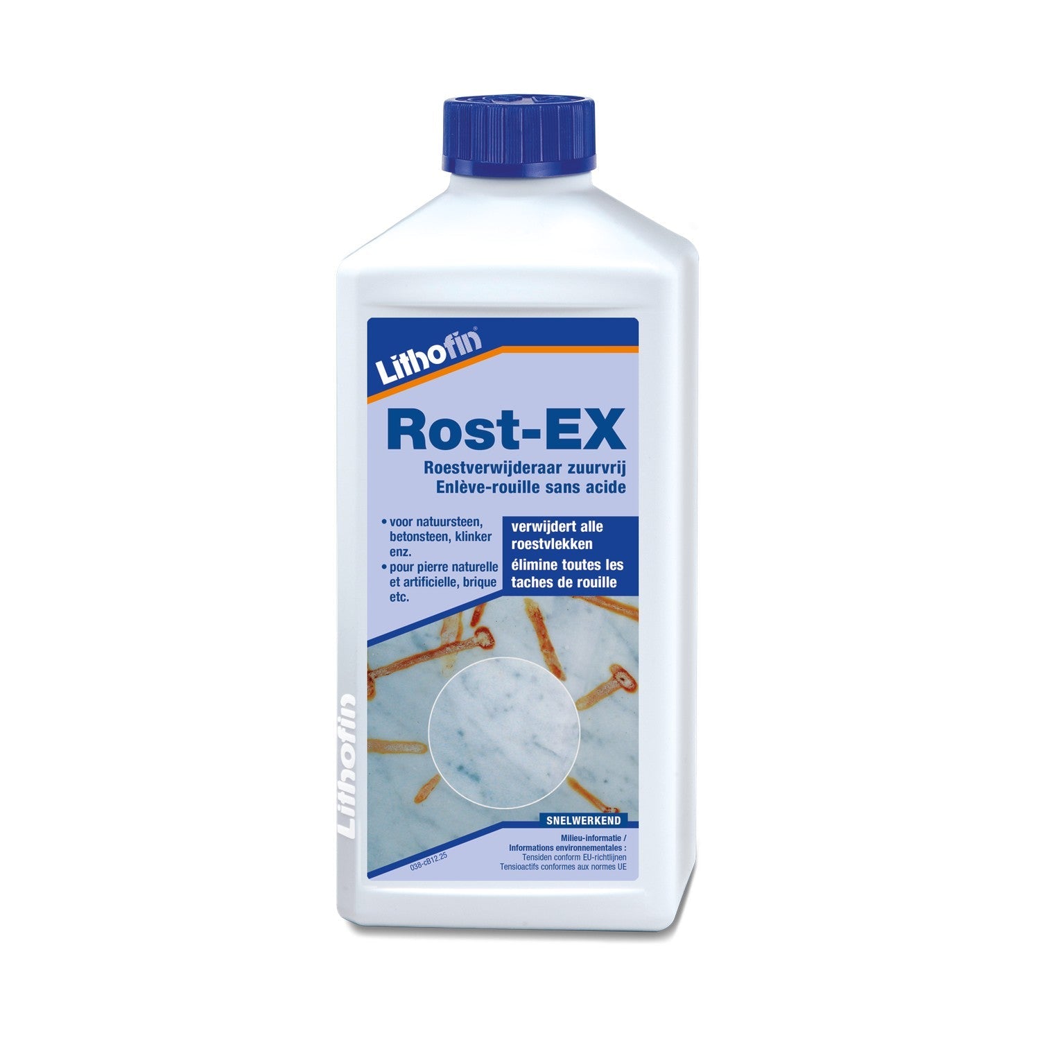 Lithofin Rost-Ex roestverwijderaar voor natuursteen 500 ml
