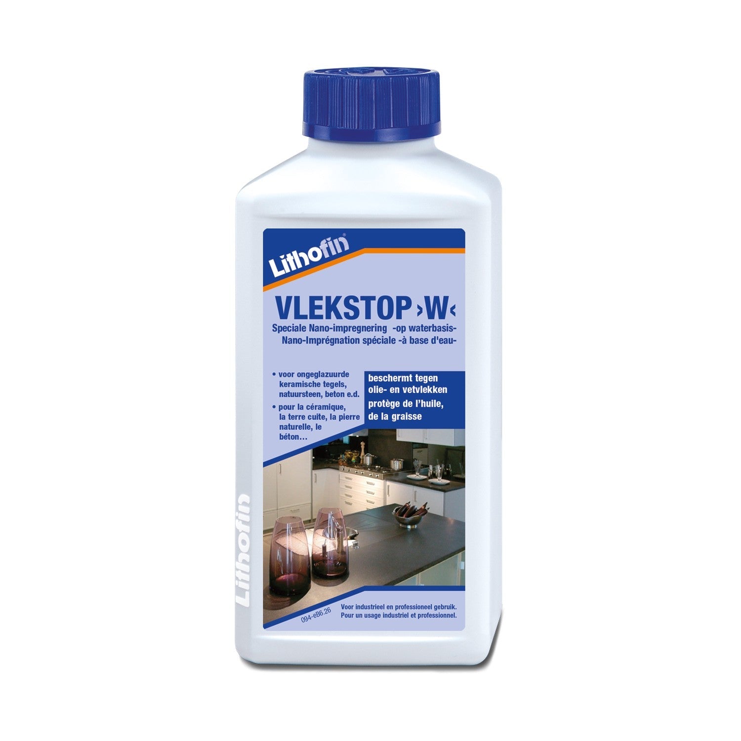 Lithofin Vlekstop W impregneer op waterbasis voor natuursteen 250 ml