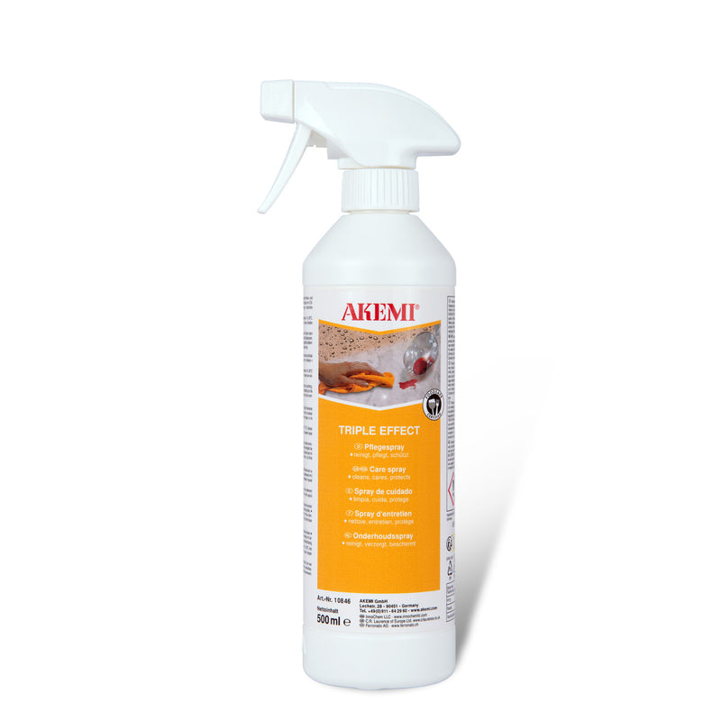 Akemi Triple Effect spray reiniger beschermer en glansmiddel voor natuursteen 500 ml