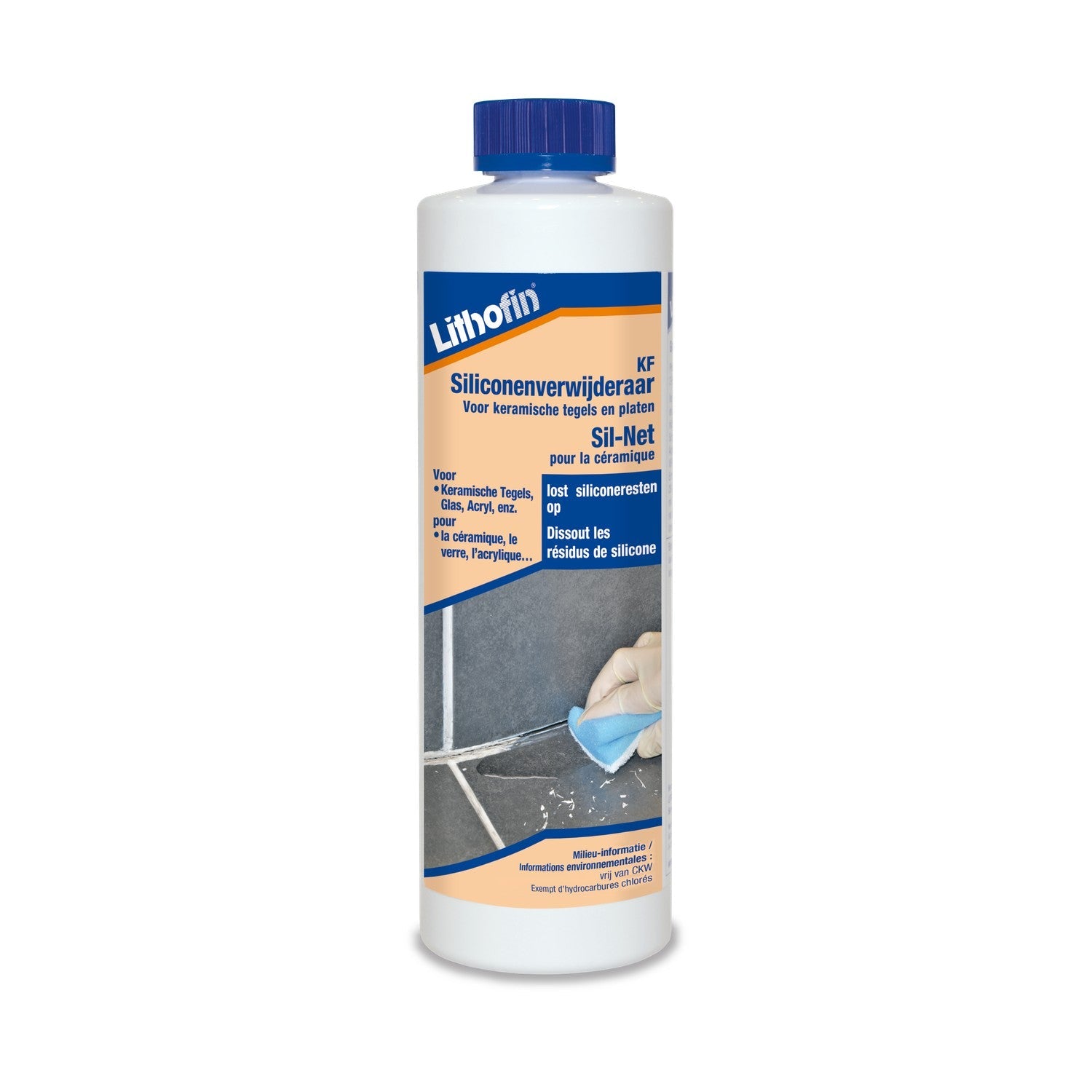 Lithofin KF siliconenverwijderaar voor tegels en natuursteen 500 ml