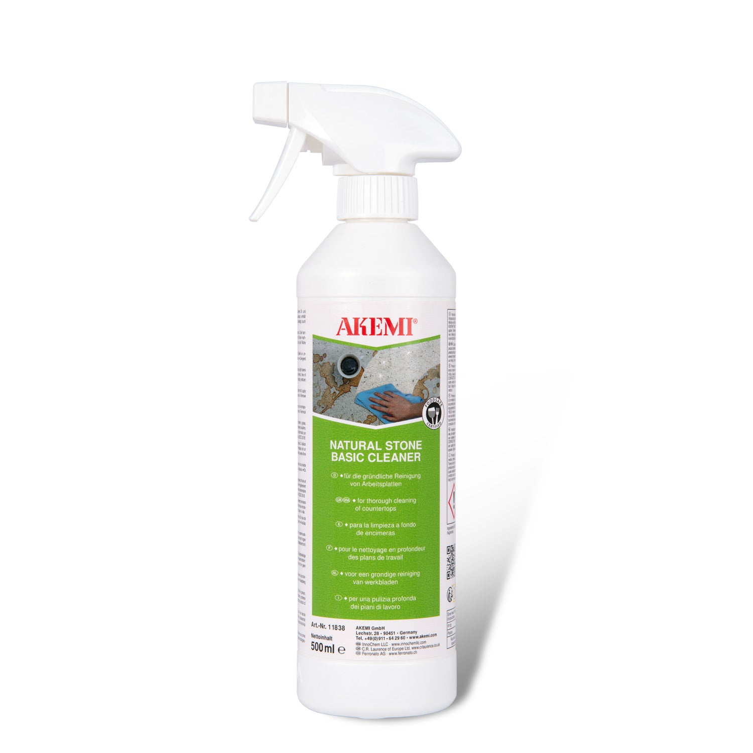 Akemi Natural Stone Basic Cleaner spray voor natuursteen 500 ml