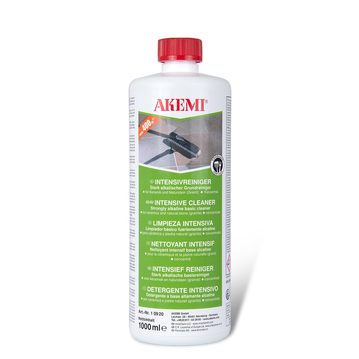 Akemi Intensiefreiniger krachtige natuursteenreiniger 1 liter