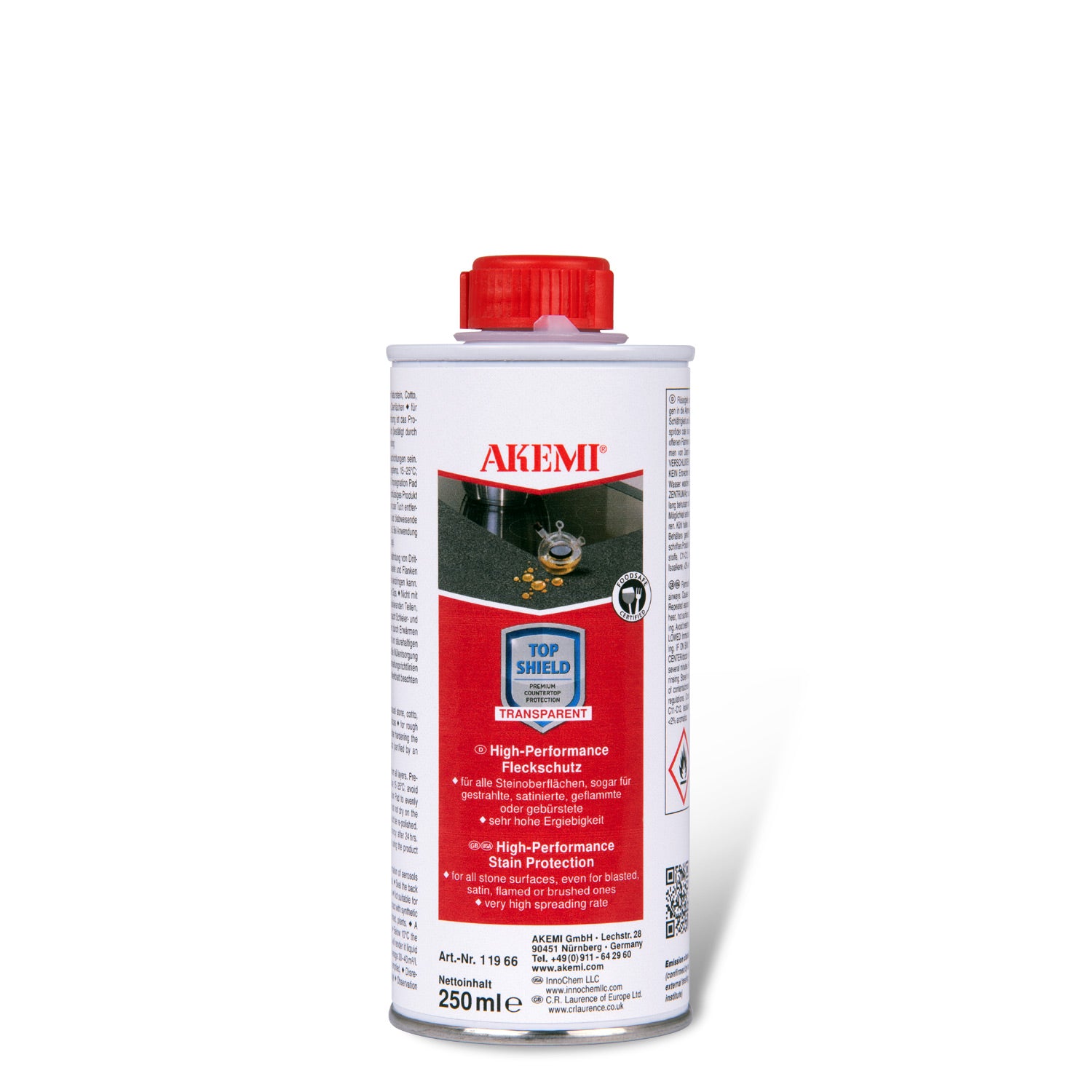 Akemi Topshield Transparant beschermlaag voor natuursteen 250 ml
