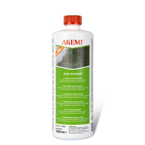 Akemi Acid Cleaner zoutzuurvrije zure reiniger tegen cementsluier en kalkaanslag 1 liter