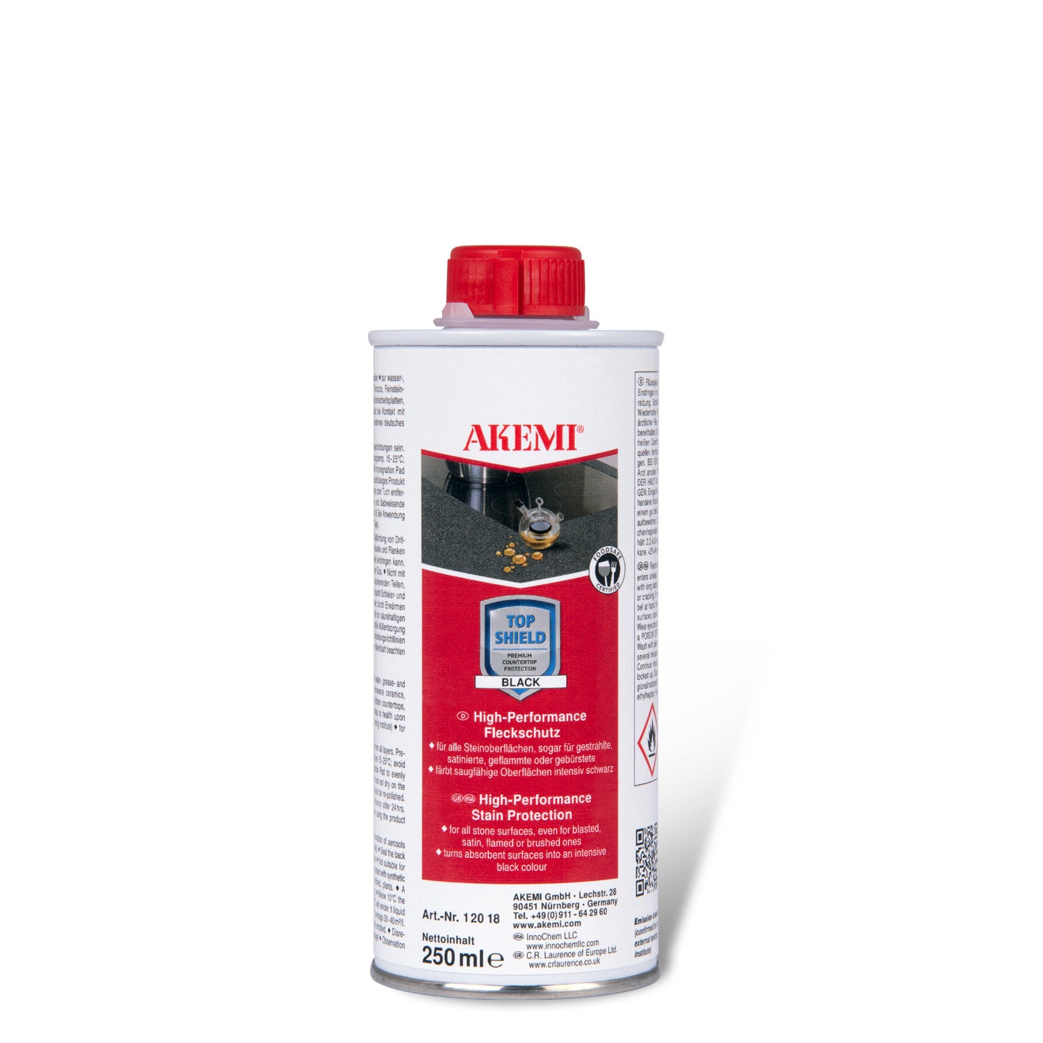 Akemi Topshield Black kleurverdiepende beschermlaag voor natuursteen 250 ml