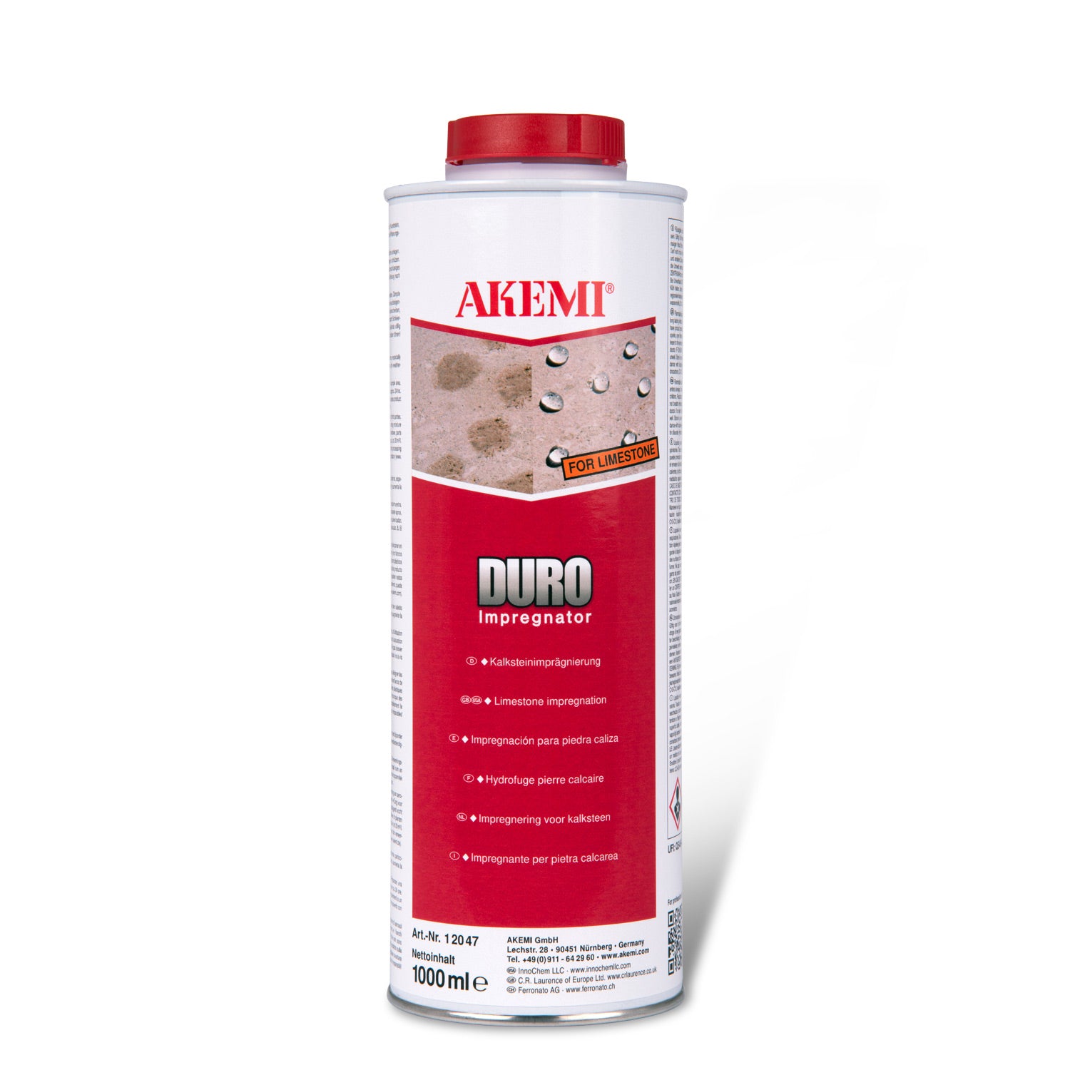 Akemi Duro Impregnatie zoutbestendige impregnering voor natuursteen 1 liter