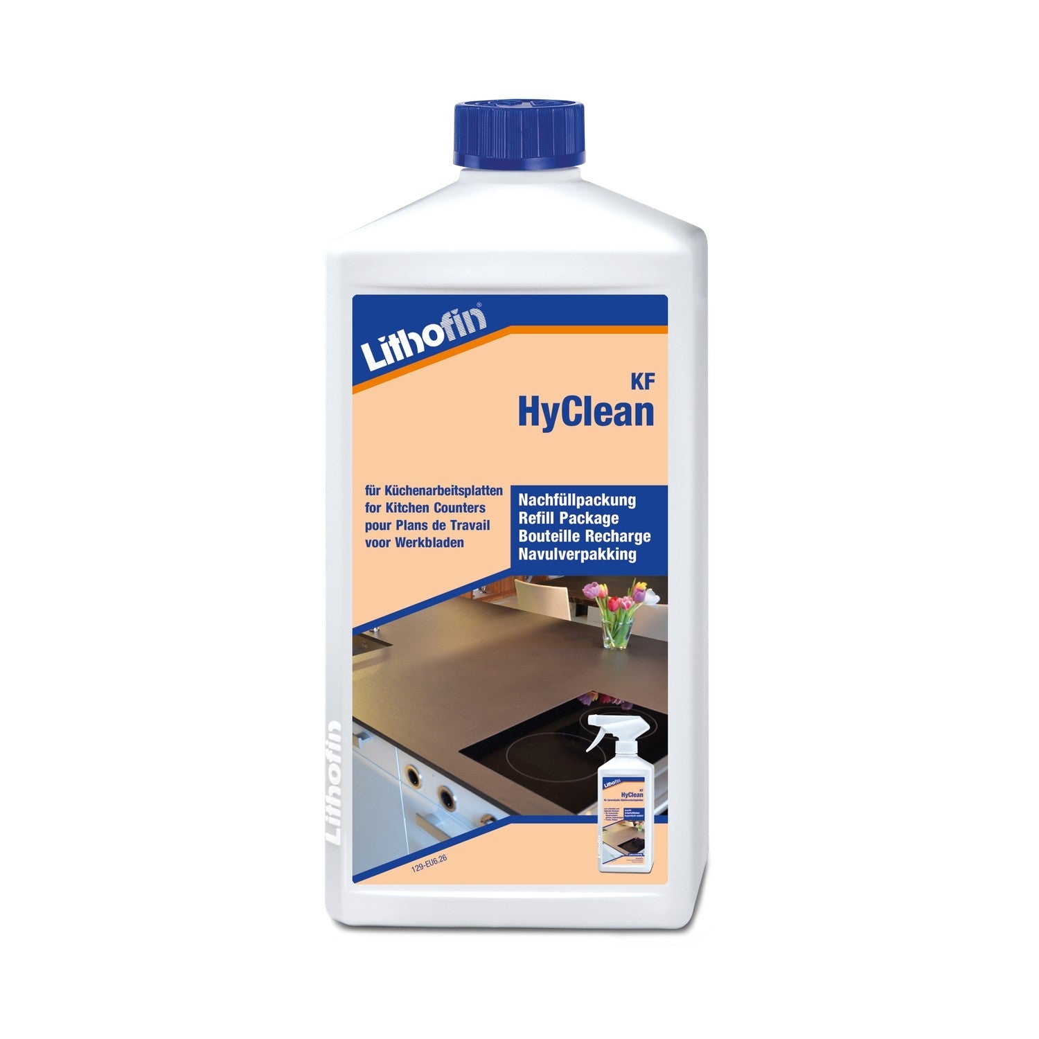Lithofin KF HyClean hygienische reiniger navulling 1 liter