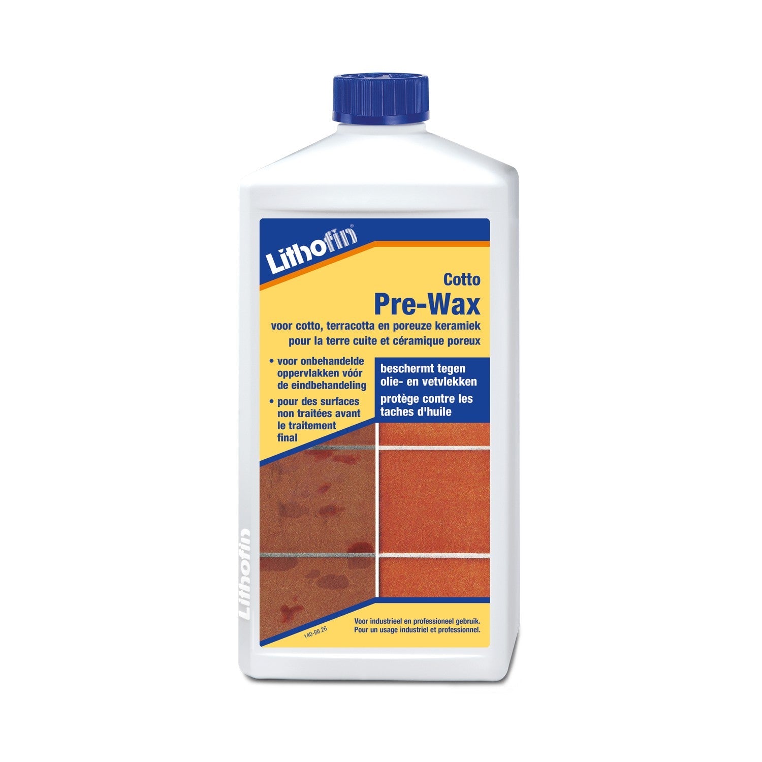 Lithofin Cotto Pre-Wax voorbehandeling voor cotto en terracotta 1 liter