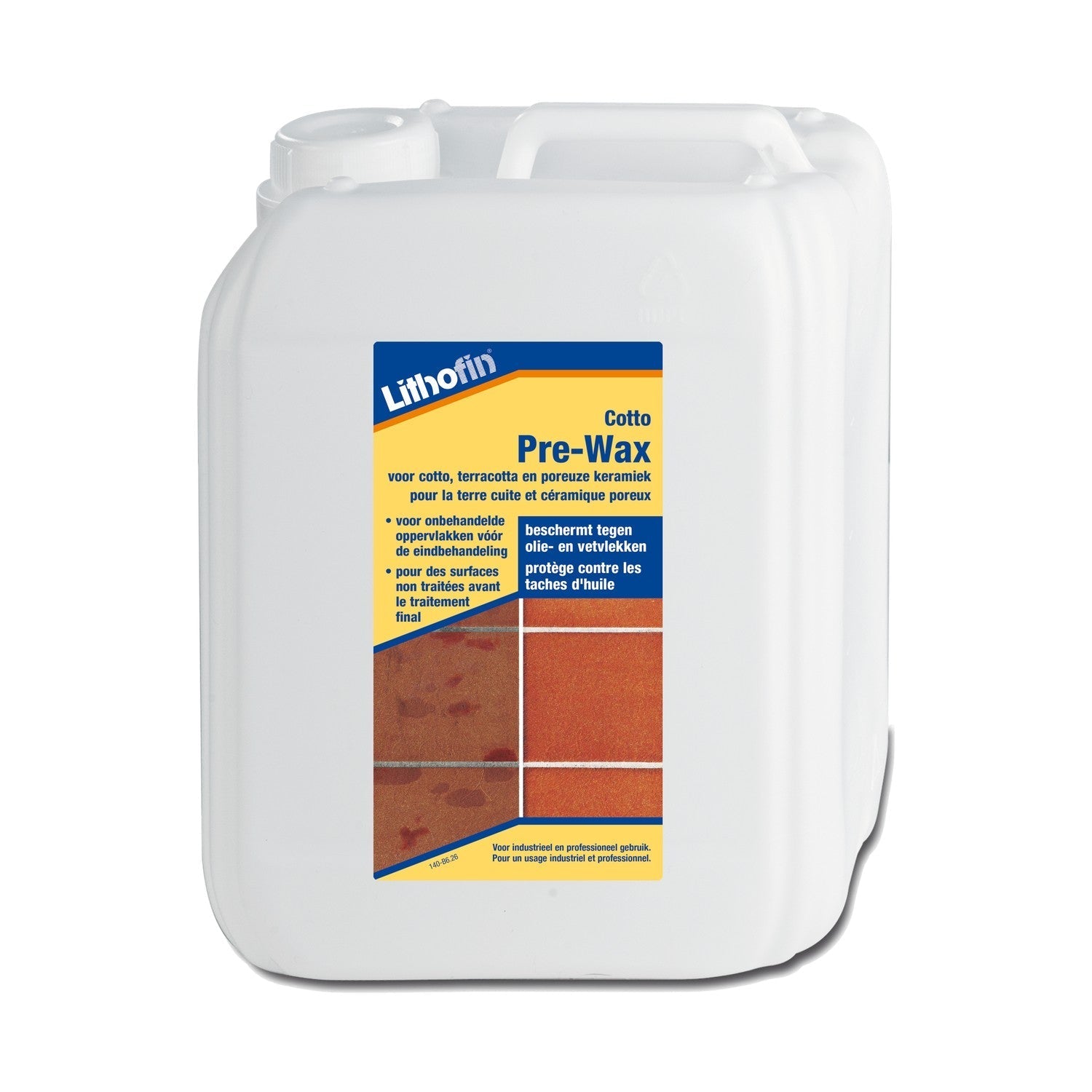 Lithofin Cotto Pre-Wax voorbehandeling voor cotto en terracotta 5 liter