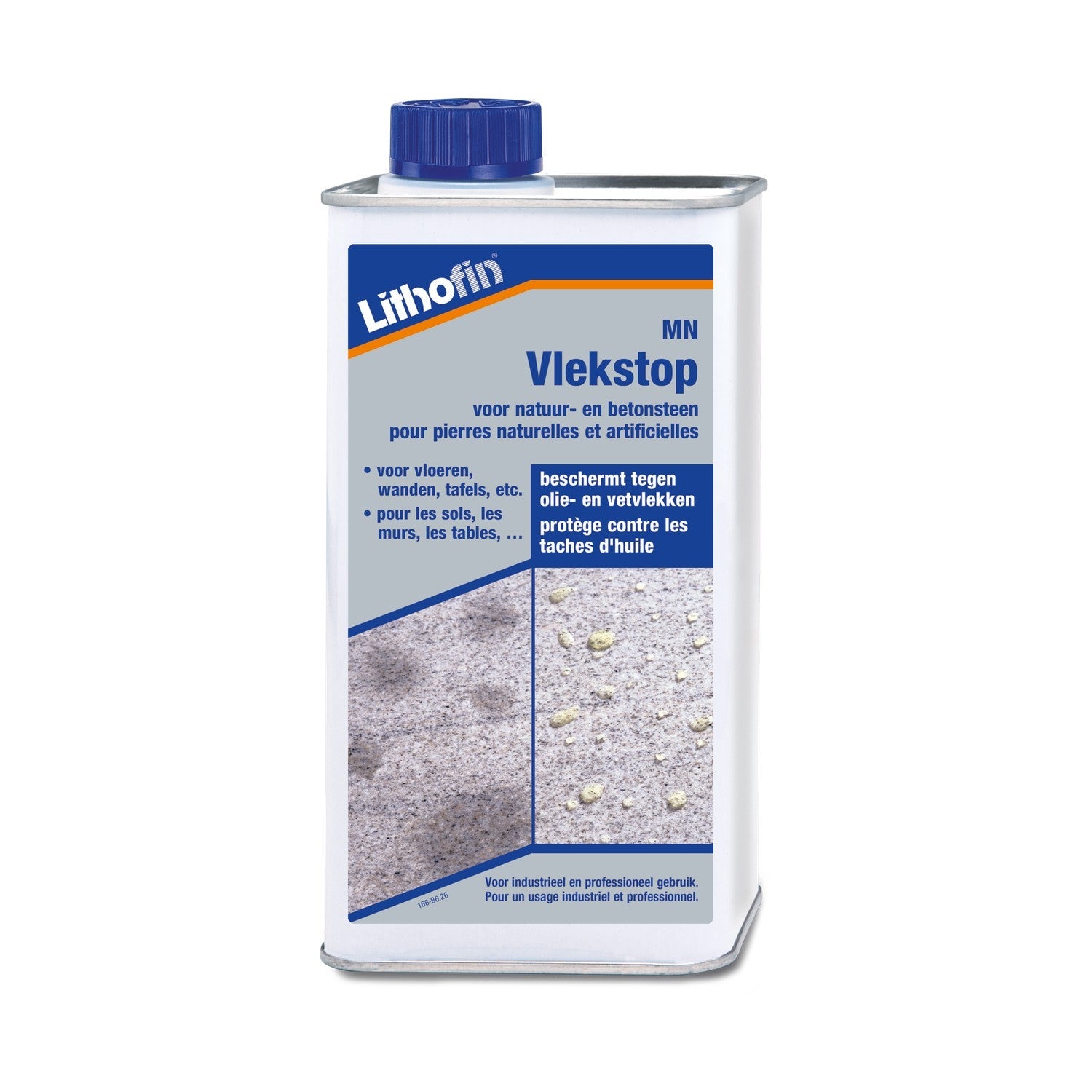 Lithofin MN Vlekstop impregneer tegen vlekken voor natuursteen 1 liter