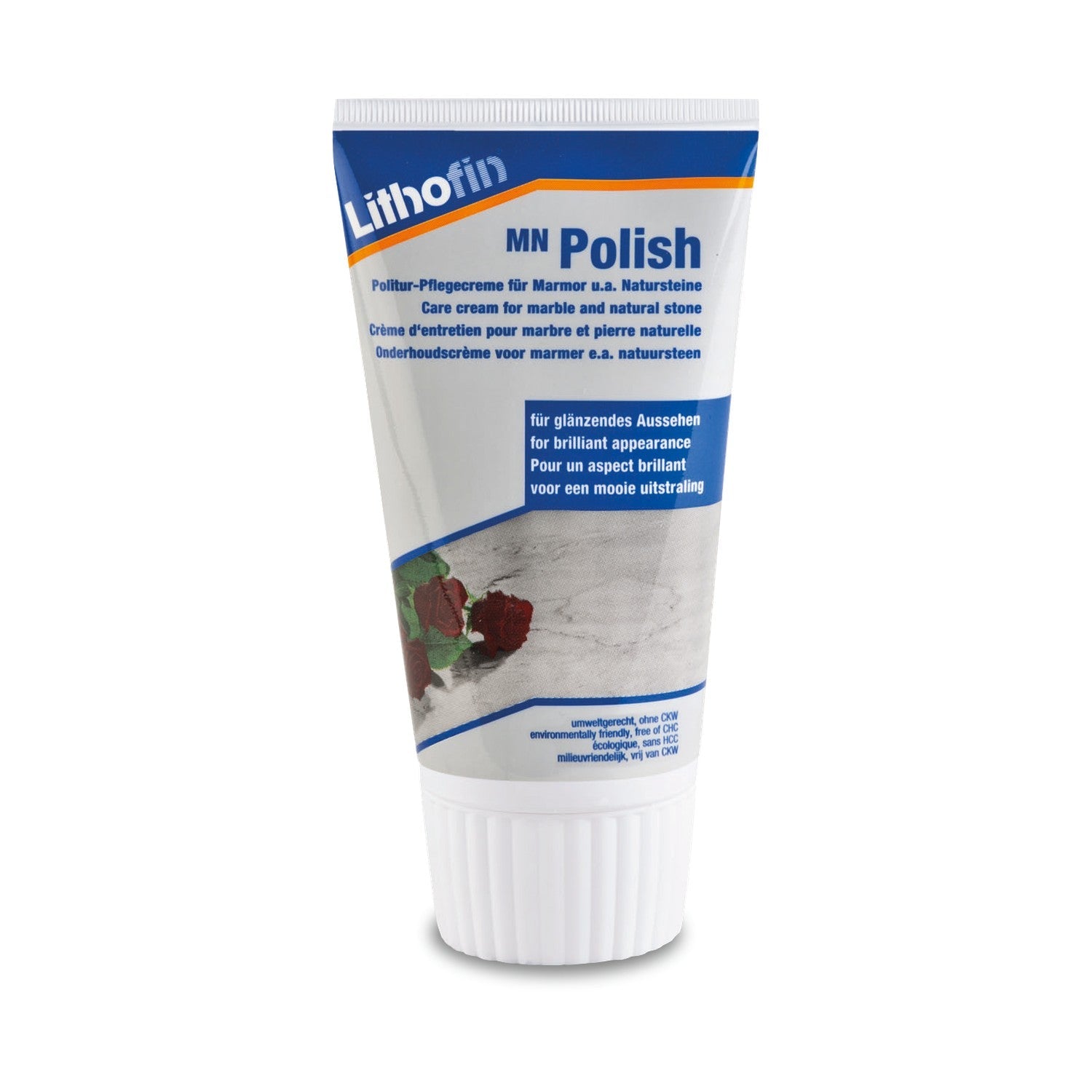 Lithofin MN Polish Crème onderhoudscrème voor marmer en natuursteen 150 ml tube