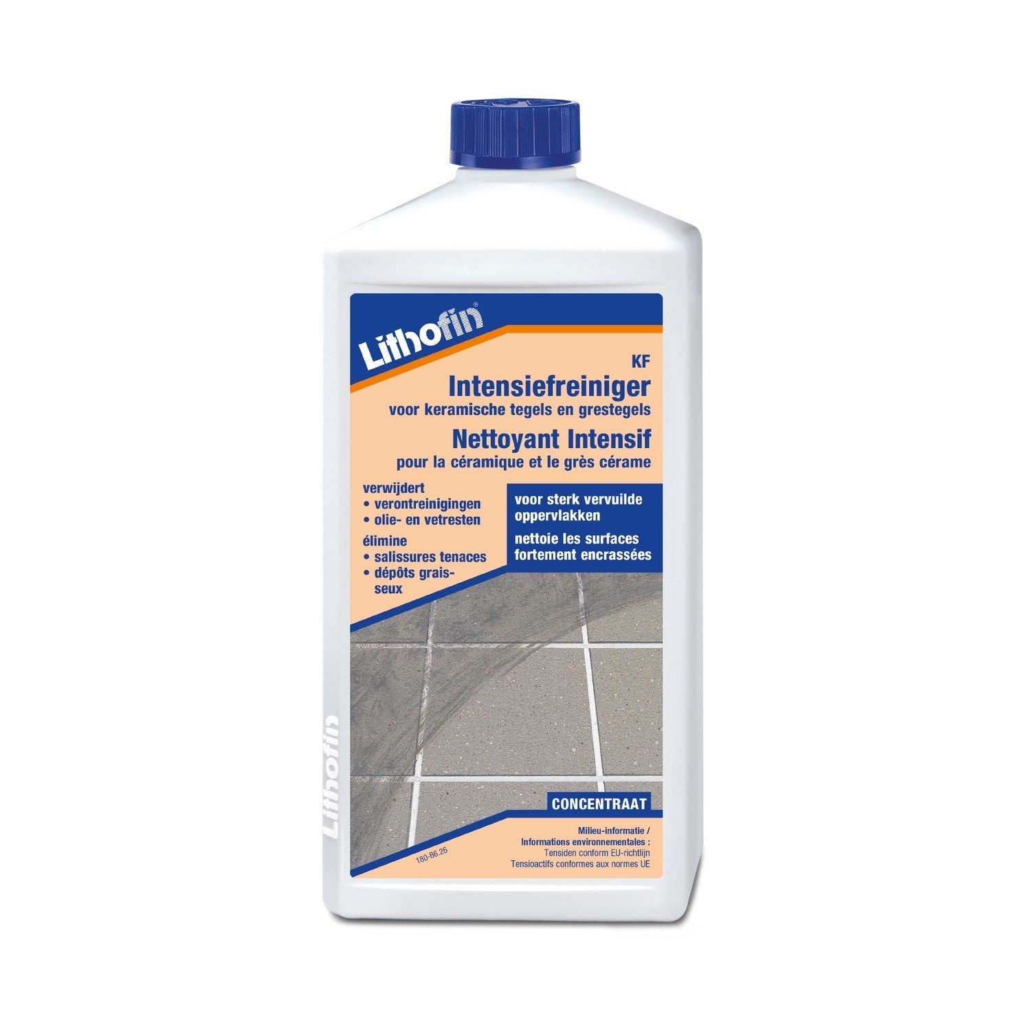 Lithofin KF Intensiefreiniger voor keramische tegels en gres 1 liter