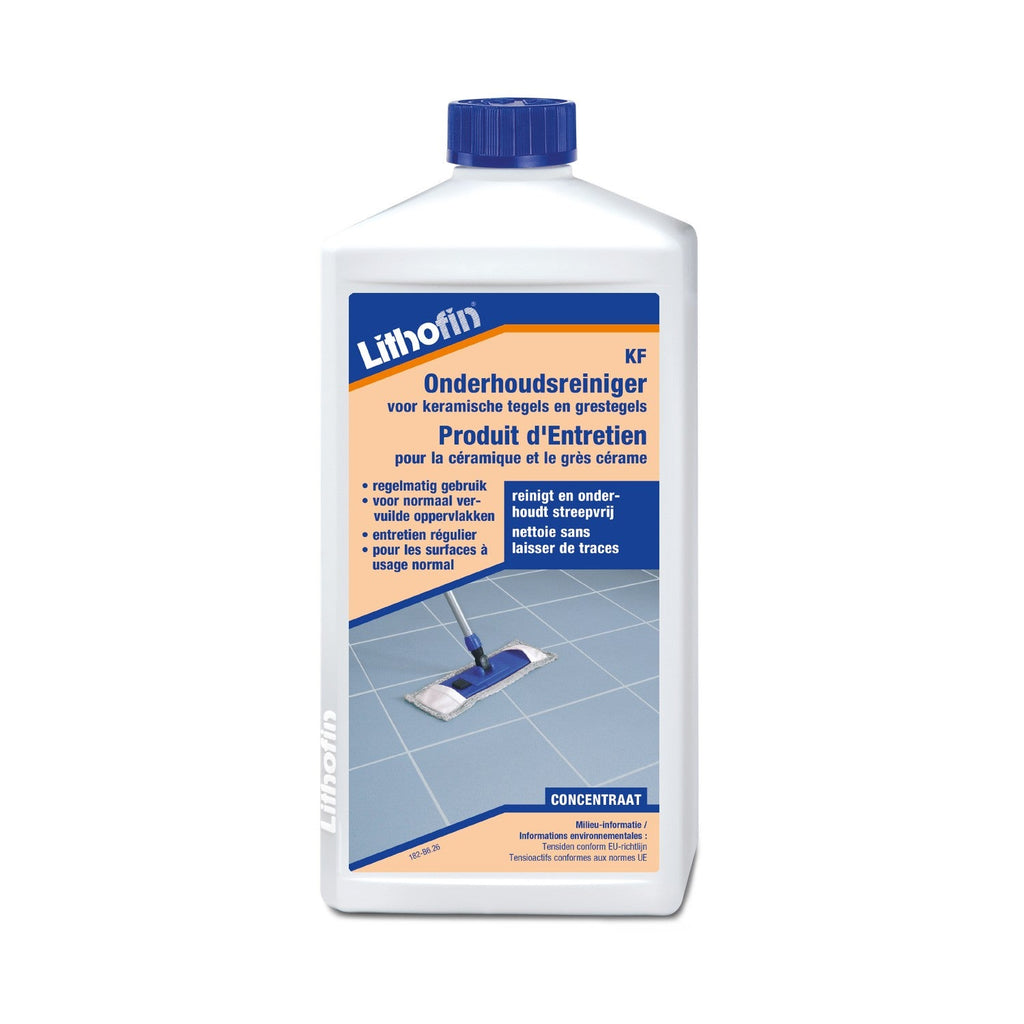 Lithofin KF Onderhoudsreiniger voor keramische tegels en gres 1 liter