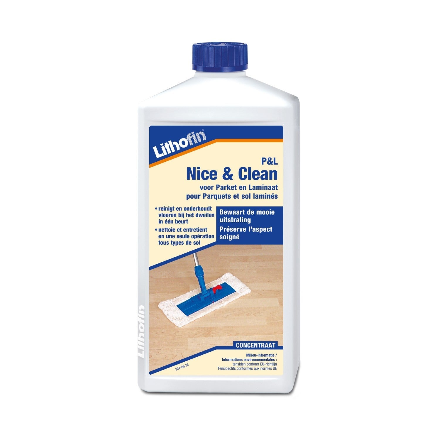 Lithofin Parket en Laminaat Onderhoud voor houten vloeren en laminaat 1 liter