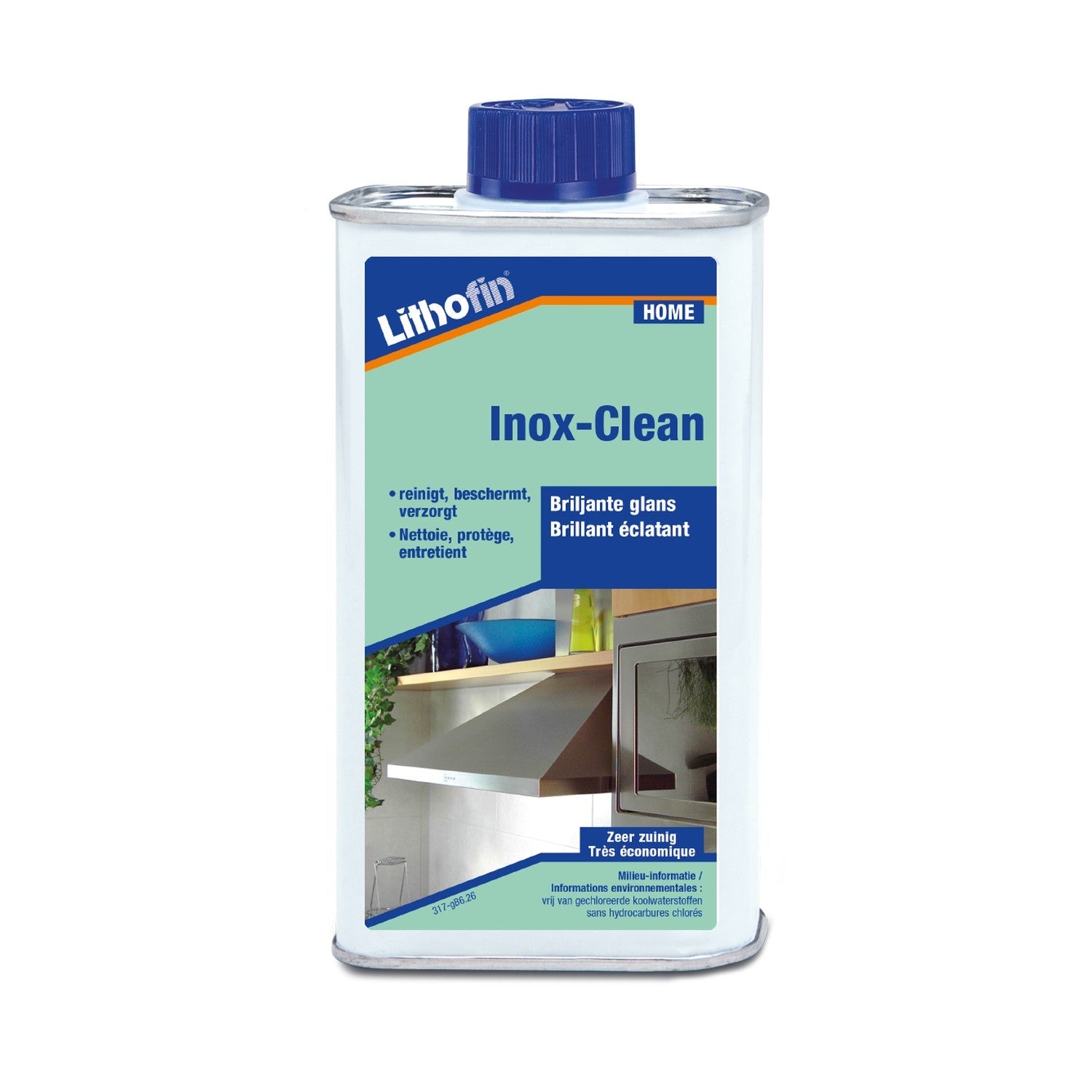 Lithofin Home Inox-Clean reiniger voor RVS en inox 200 ml