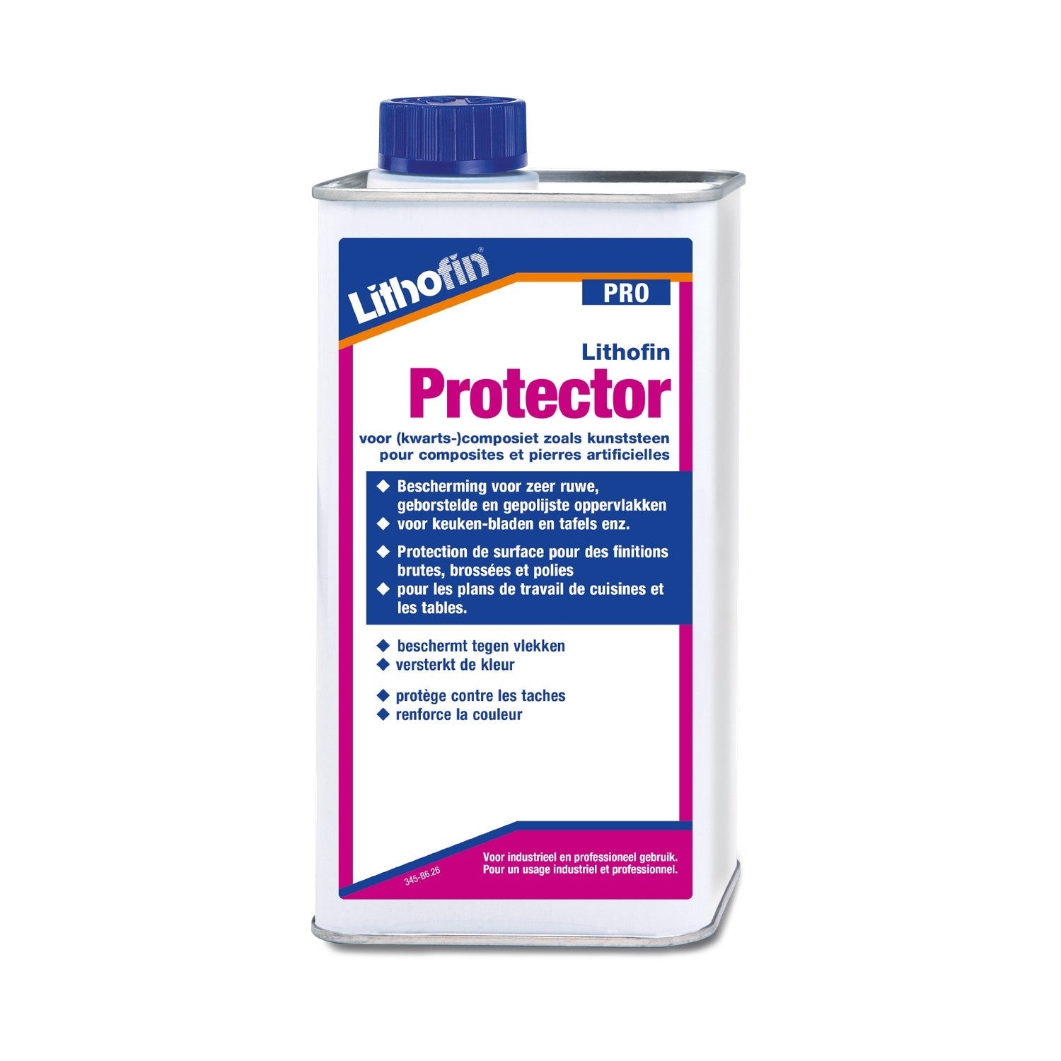 Lithofin Protector voor composiet vlekbescherming voor kwartscomposiet werkbladen 1 liter