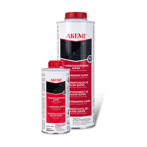 Akemi Kleurverdieper Super impregnering voor natuursteen, verkrijgbaar in 250 ml en 1 liter