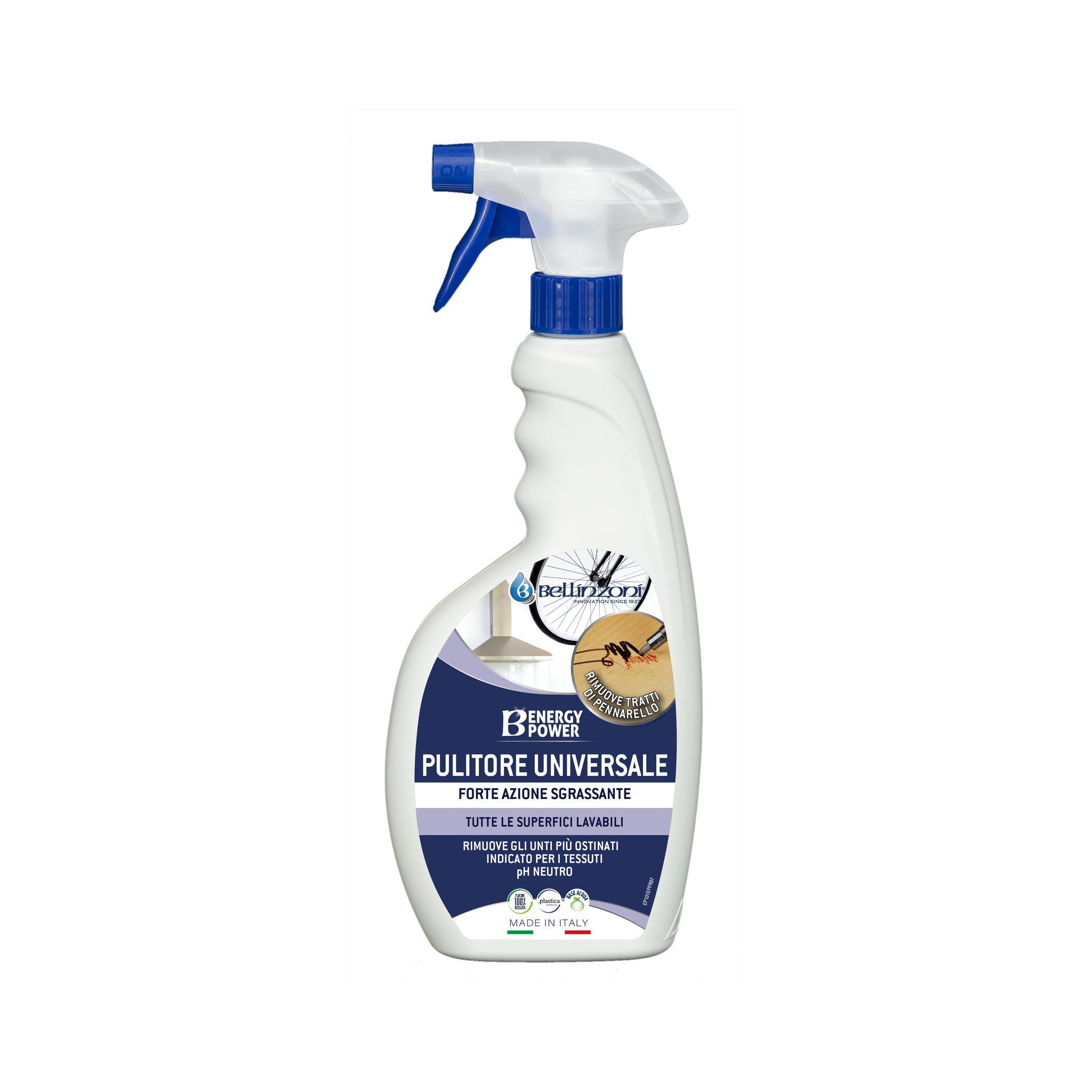 Bellinzoni Energy Power universele reiniger en ontvetter voor natuursteen 750 ml