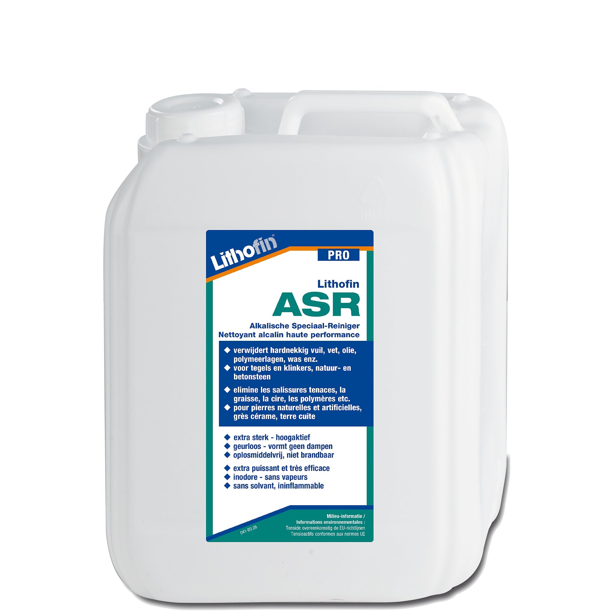Lithofin ASR alkalische specialreiniger voor natuursteen 5 liter