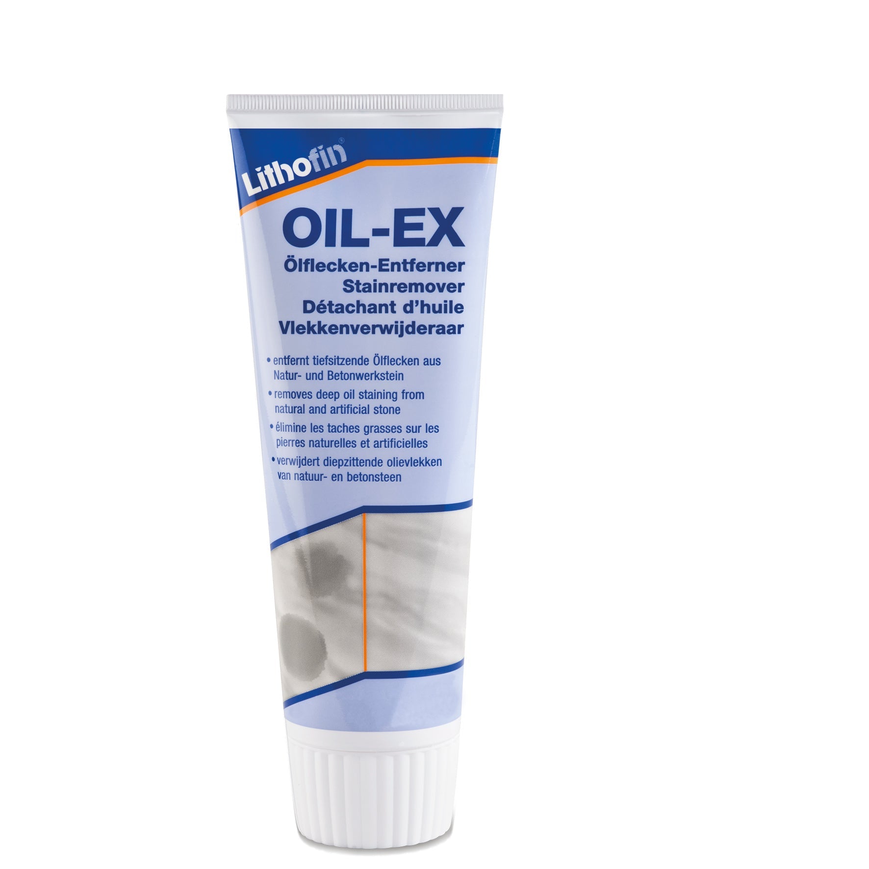 Lithofin Oil-Ex olievlekkenverwijderaar pasta voor natuursteen en beton 250 ml